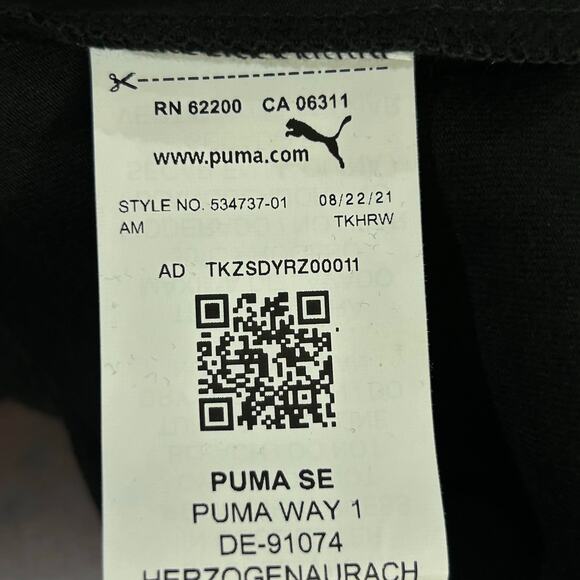 Puma x Dua Lipa Tee Womens M Black Short Sleeve Pullover Basic Slim T Shirt NEW - Picture 9 of 12